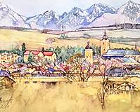 Obrazy - Spišské Vlachy - obraz na želanie - 16850699_