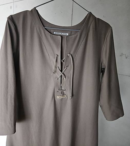 Šaty - ⚠️50% ZĽAVA⚠️ Autorské šaty - CAPPUCCINO - 16849179_
