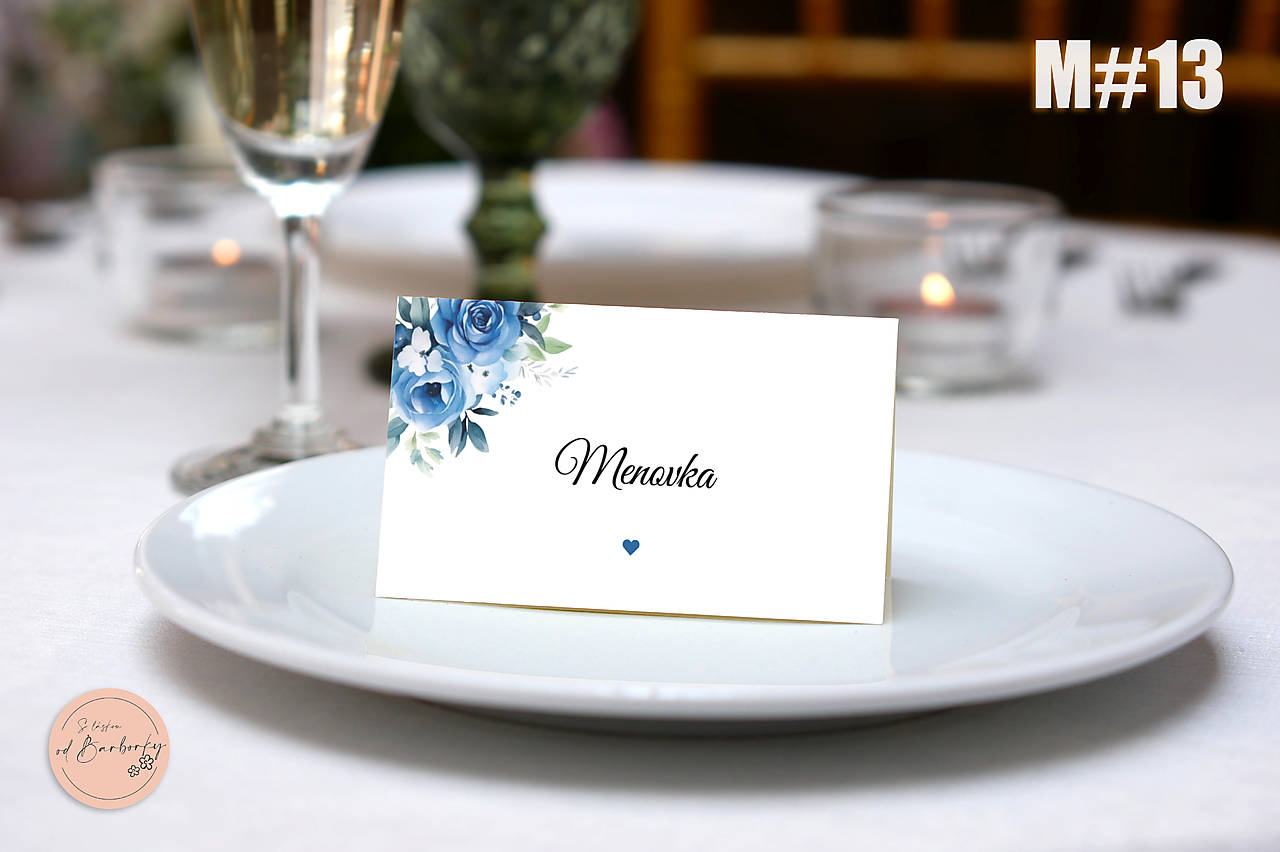 Menovka na stôl M#13