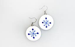 Náušnice - Náušnice Vločka - 16857721_