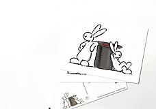 Papier - Pohľadnica "Bob a Bobek, pohoda" - 16859426_