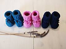 Detské topánky - Topánočky - 100% Baby merino (6-12 mesiacov  (váš výber)) - 16861646_