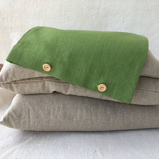 Úžitkový textil - Návliečka na FILKI šupkový vankúšš 55 cm (zelená ramia 55 x 25 cm) - 16860615_