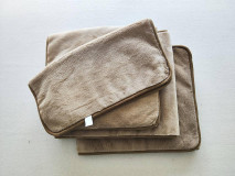 Úžitkový textil - VLNIENKA prehoz na gauč VELVET acryl Cappuccino dvojitý ušijeme podľa vlastných rozmerov - 16864031_