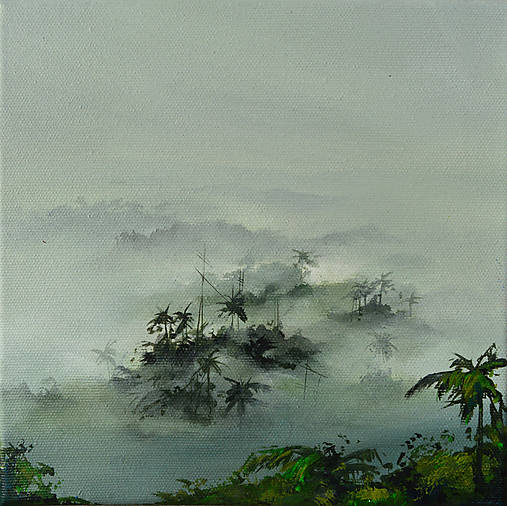 Obrazy - "Moon zoon" 20cm x 20cm - 16864751_
