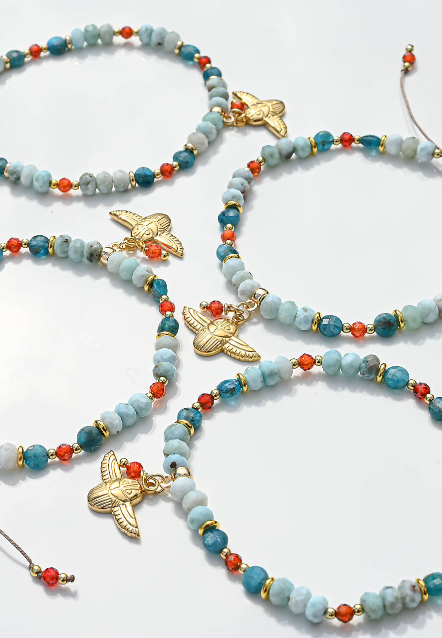 Náramok Skarabeus  (M 16 cm)