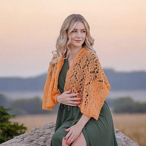 Šatky - Šatka alpaca silk | Vôňa jesene - 16869672_