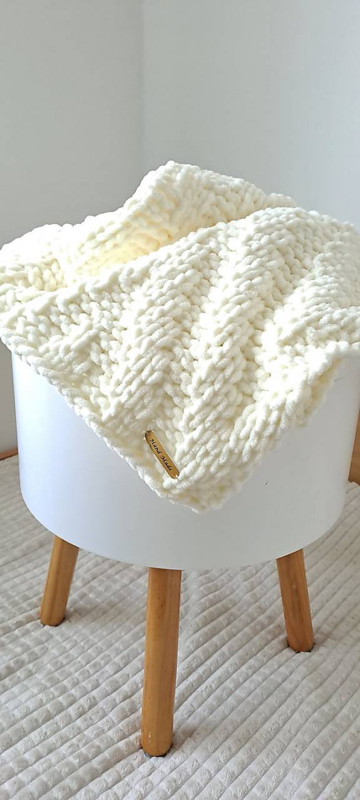 Detský textil - Detská deka CREAM - 16873591_
