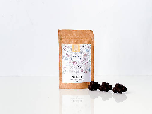 Sladkosti - Obláčik – horká čokoláda, 30g - 16872495_