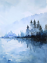 Kresby - AKVAREL -Krajina A3  - 16876913_