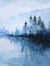 Kresby - AKVAREL -Krajina A3  - 16876914_