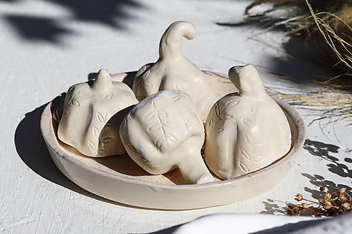 Dekorácie - Keramické tekvičky - 16878712_