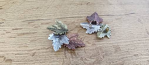 Galantéria - Aplikácia - Lístky - 45x50 mm - 16877218_