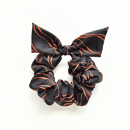 Scrunchie  (čierna)