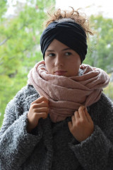 Čiapky, čelenky, klobúky - Čelenkočiapka  100% merino antracit - 16877799_