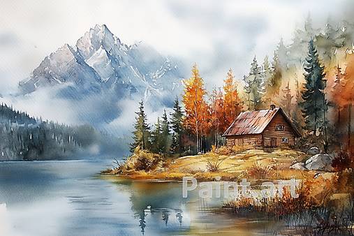 Grafika - Chatka pod horami (č.222) - 16877636_