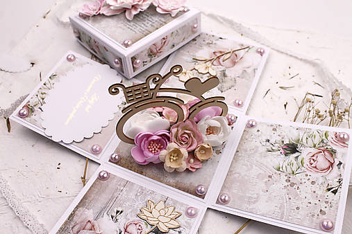 Papiernictvo - Exploding box narodeniny - 16883112_