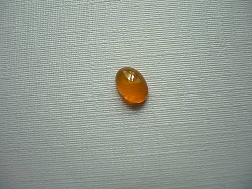 Minerály - Kabošon - ohnivý opál 7 mm, č.11f - 16884771_