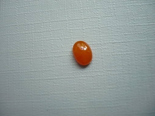 Minerály - Kabošon - ohnivý opál 7 mm, č.29f - 16884874_