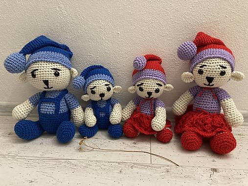 Hračky - rodinka/škriatočkovia -veselé farbičky - 16885024_