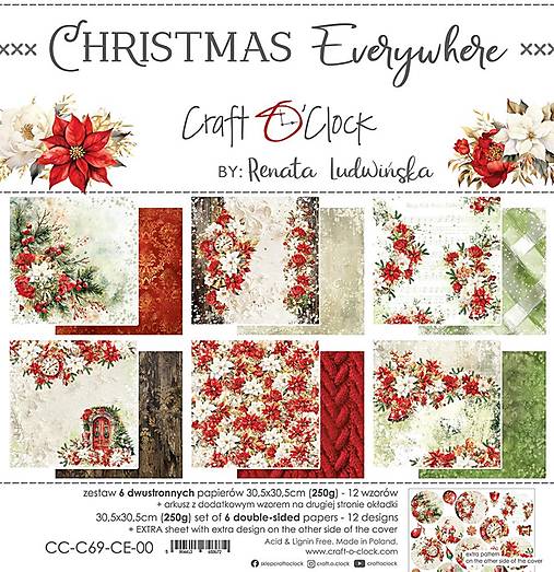 Papier - Scrapbook papier Christmas Everywhere 12 x 12 - 16886971_