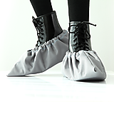 Ponožky, pančuchy, obuv - Návleky na topánky šedé - 16886321_