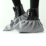 Ponožky, pančuchy, obuv - Návleky na topánky šedé - 16886322_