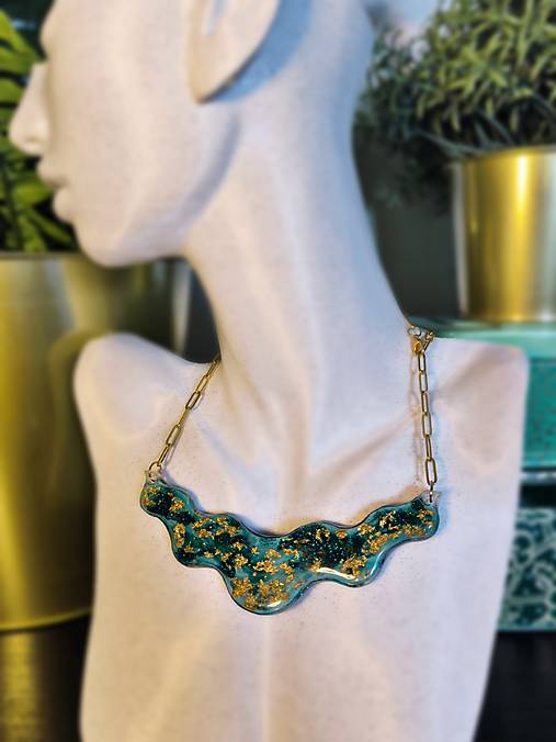 Náhrdelník Green Waves 