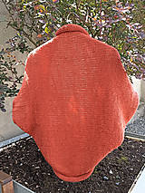 Vesty - Pletená vesta - rezavá - 16891213_