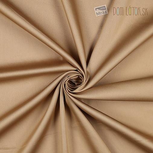 Úžitkový textil - Obliečka na anatomický vankúš - bavlnený satén (Béžová) - 16891289_