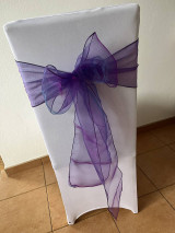 Dekorácie - Slávnostné mašle/ stuhy na stoličky (na svadoby /oslavy) - 16891392_