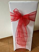 Dekorácie - Slávnostné mašle/ stuhy na stoličky (na svadoby /oslavy) - 16891751_