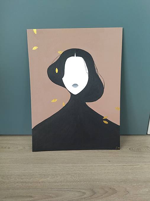 Obrazy - Original obraz Lady Noir - 16898127_