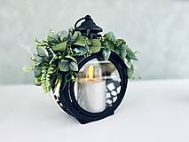 Iné doplnky - Lampáš dekoračný greenery - 16897538_