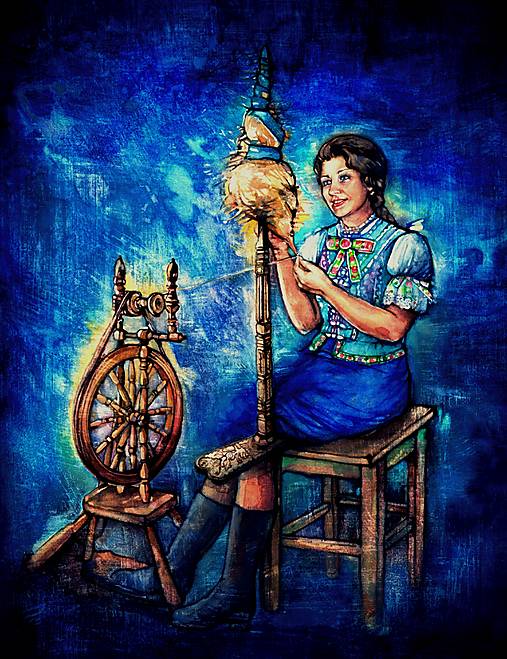 Grafika - Priadka, print - 16899596_