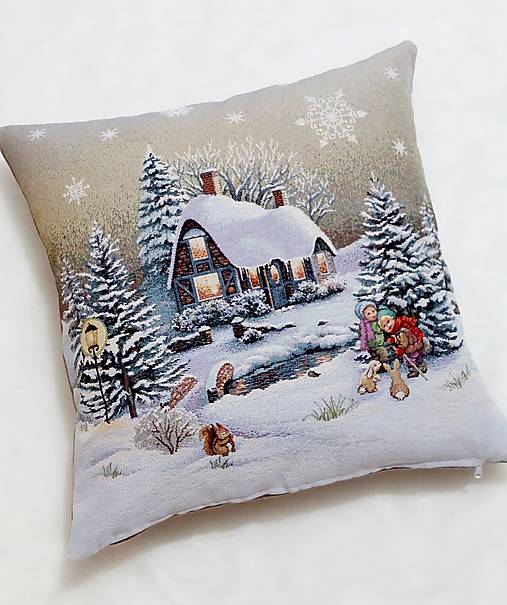 Úžitkový textil - Vianočné obliečky gobelínové  - 16898714_