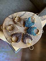 Náušnice - Macrame náušnice - 16896642_