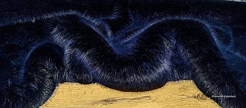 Textil - Elegantná umelá kožušina - Electra PRO - cena za 10 cm - 1100 g/m² (Modrá) - 16904465_