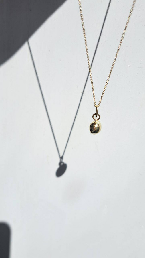 Iné šperky - Zlatý prívesok gulička - 16904000_