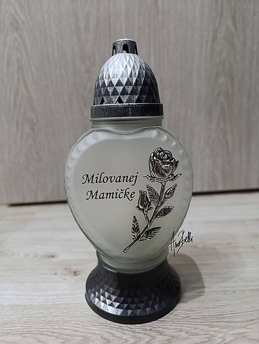 Iný materiál - Kahanec Milovanej mamičke  (Milovanej mamičke (strieborný)) - 16905665_