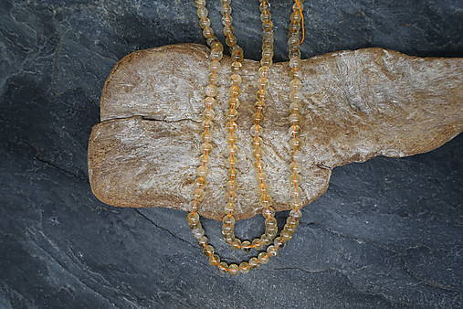 Minerály - Citrín A (korálka) 4-6-8-10-12 (6mm) - 16902955_