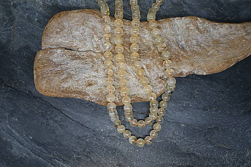 Minerály - Citrín A (korálka) 4-6-8-10-12 (8mm) - 16902960_