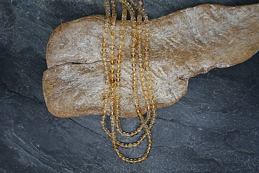 Minerály - Citrín C 4-6-8-10-12-14mm (4mm) - 16902987_