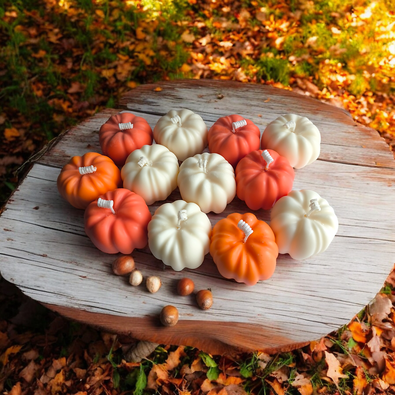 Sójové sviečky tekvičky