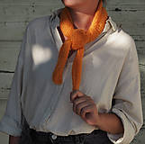  - Silky šatka...mandarinková - 16908539_