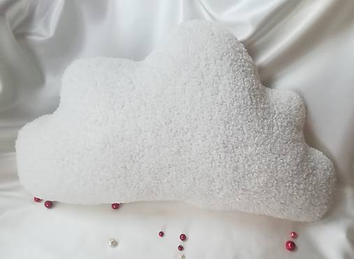 Detský textil - Detský vankúšik v tvare obláčika  - 16907792_