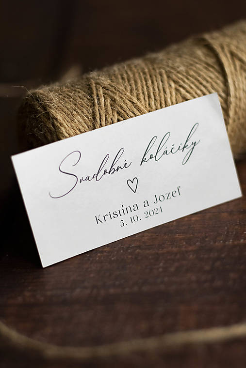 Úložné priestory & Organizácia - Svadobné etikety na fľaše/výslužku - Elegantné čiernobiele (Etiketa 8x4cm) - 16915299_