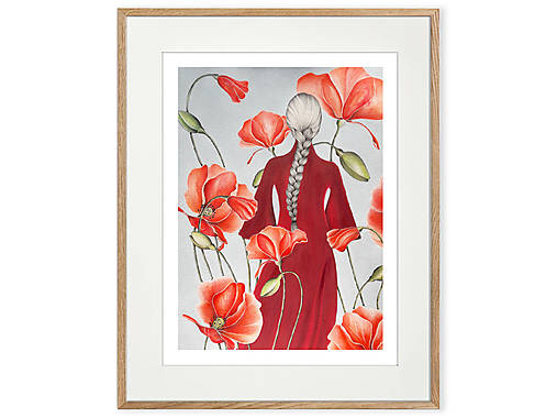 Grafika - Poppy land grafika (A4) - 16914758_