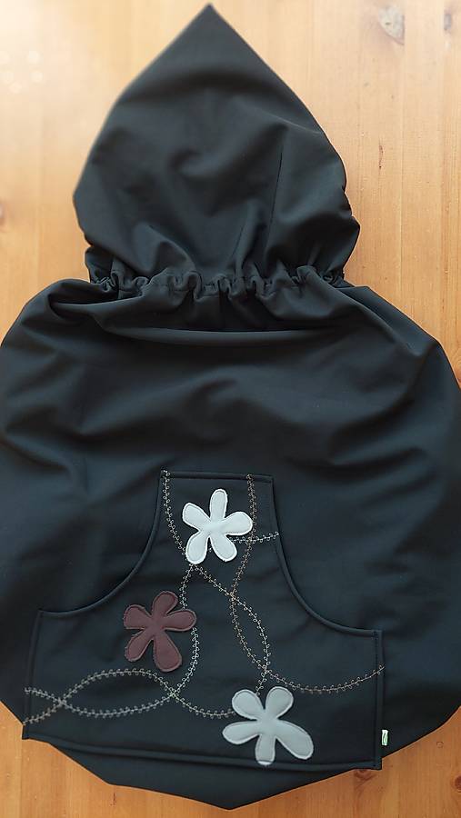 Detský textil - softshellová kapsa s odopínateľným flisom - 16917793_