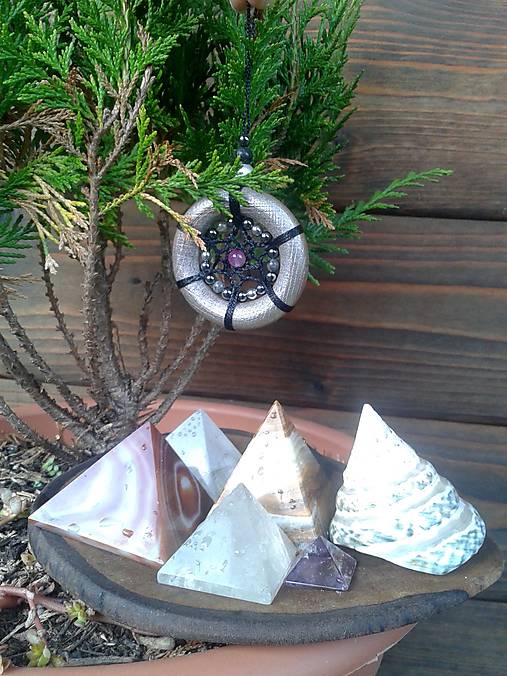 Dekorácie - mini Mandala sústredenia na svoj zámer ♥ - 16916585_